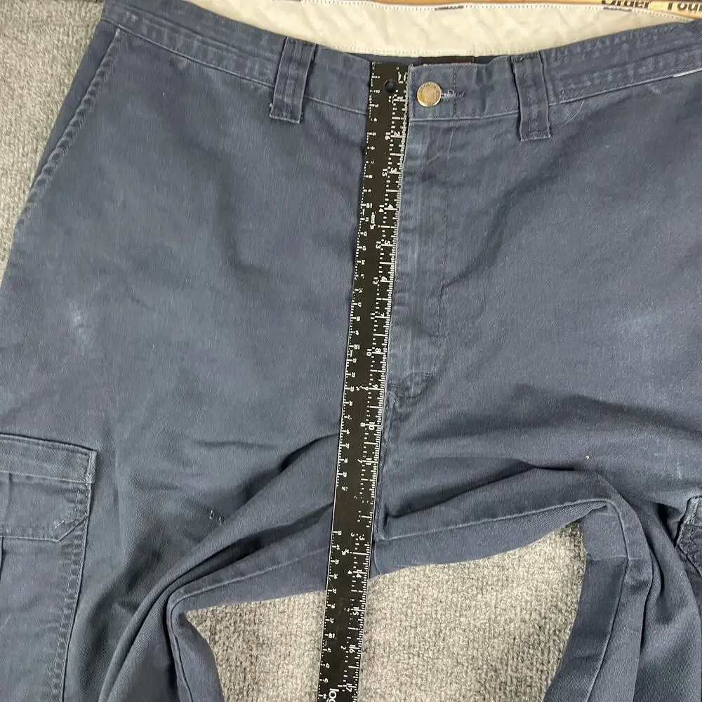 Dickies Cargo Pants Mens 38x30 Black Workwear Utility‎ Straight Durable